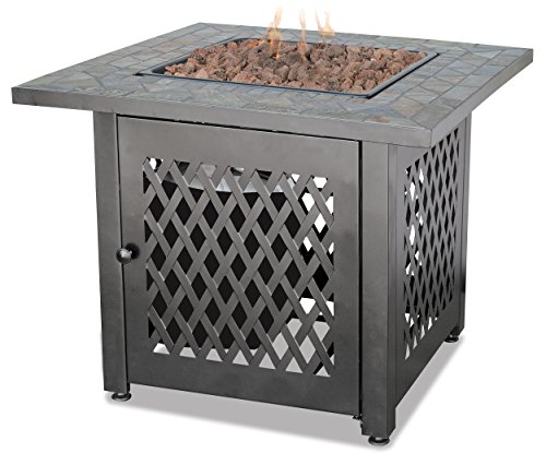 Endless Summer, GAD1429SP, Gas Outdoor Fireplace with Slate Mantel Feature Image