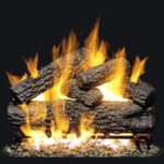 Peterson Real Fyre 24-inch Post Oak Log Set With Vented Natural Gas G4 Burner – Match Light thumbnail