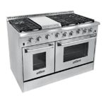 Thor Kitchen HRG4804U 6 Burner Gas Range with Double Oven thumbnail